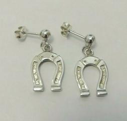 In Argento Ferro Di Cavallo Chiusura A Perno E Farfallina