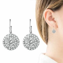 In Argento Rotondi Con Strass - By "secrets"