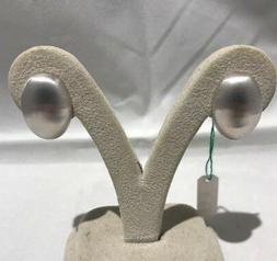 In Argento Satinato Senza Buco-ovali - Gioielleria Ottaviani