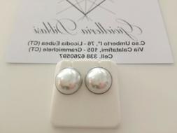 In Oro Bianco E Perle Naturali 18kt 750% Made In Italy