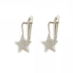 In Oro 18k 750/1000  A Forma Di Stella Da Bambina