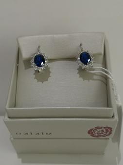 Mikiko In Oro 18k Con Cristalli Swarovski Zaffiro Mo14630