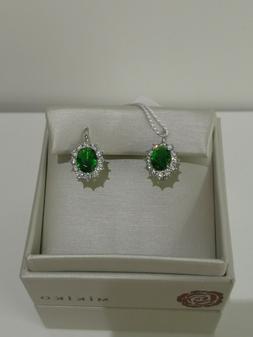 Mikiko In Oro 18k Con Cristalli Swarovski Smeraldo Mo14630