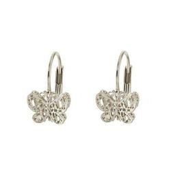 In Oro 18kt 750/1000 Con Farfalle Traforate Da Bambina