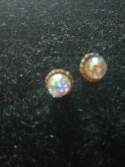 In Oro 9kt 375 Carati Da Donna Per Lobi Forati