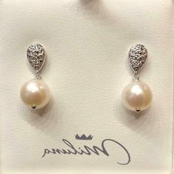 In Oro Bianco 18kt Con Perle E Diamanti Miluna Per2500