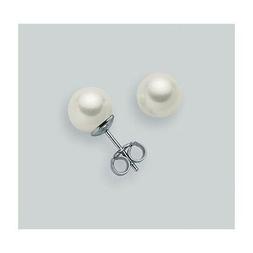 Miluna In Oro Bianco 9kt E Perle Ppn885bmx Gold Earring Perl