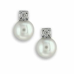 Gemoro In Oro Bianco Con Diamanti E Perle Ope208bia