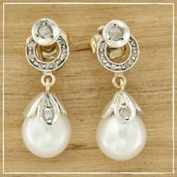 orecchini in oro giallo 14 kt e