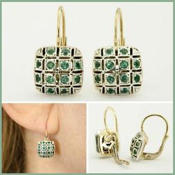 In Oro Giallo 14 Kt E Con Smeraldi A Monachella Stile Antich