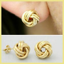 In Oro Giallo 18 Kt 750 A Lobo Nodo D'amore Celtico Gomitolo