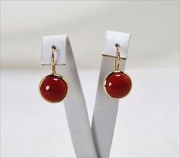 In Oro Giallo 18 Kt Con Corallo Rosso Sardegna Oght 0172