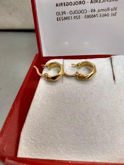 In Oro Giallo 750/18 Kt  A Cerchietto Gr. 1,3