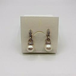 In Oro Rosa 18k Con Perle E Diamanti 1,07 Ct Gioiello Donna