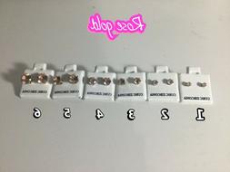 In Zirconia Cubica Rose Gold Donna / Uomo / Bisex