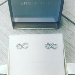 Infinito Argento 925&permil; Cristalli Swarovski Bianchi