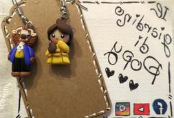 La Bella E La Bestia Disney In Fimo - Prodotto Artigianale