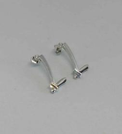 Lettere L  Iniziale Alfabeto In Metallo Rodiato Colore Argen