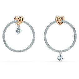 Swarovski Lifelong Heart Cristalli Cuore 5517933 Earrings Bi