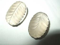 Lobo Clips Cabocho Quarzo Ialino Cristallo Rocca Argento 925