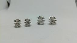 Lobo Donna Argento 925/1000 Rodiato - Beb&egrave; Bimba Tempestati