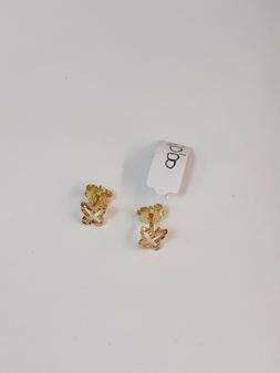 Lobo Donna Oro Giallo Bianco 18 Kt 750% Farfalla Sfaccettato