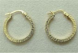 Lobo Greca Cerchio Cerchietto Oro Giallo 18k 750 Donna Boucl