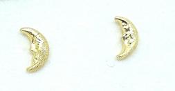 Lobo Mezza Luna Oro Giallo 18 Kt