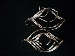 Lunghi Pendenti Color Oro Molto Chiaro