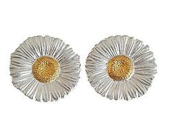 Margherita In Argento 925 Earrings Misura Media Con Clip