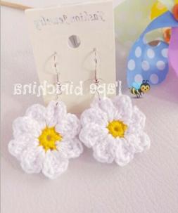 Margherita Realizzati A Mano Con Uncinetto E Cotone Bianco