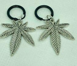 Micro Cerchio Con Foglia Di Marijuana Cattiva Bijoux -  Made