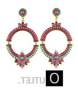 Moda Da Donna Vintage Etnici Boemia Boho A Cerchio Motivo Fi