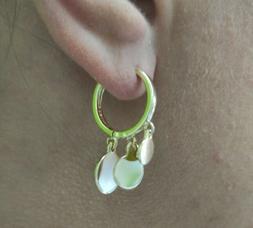 Modello Hoops Con Cerchi Pendenti Dorati/argentati