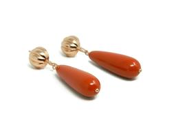 Monachella Rigata Con Gocce Lunghe Di Pasta Di Corallo Rosso