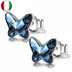 , Orecchini In Argento Per Donna Orecchini In Cristallo