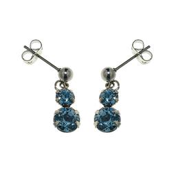 Orecchino Donna Bambina Cristallo Swarovski Rebollo Made In 