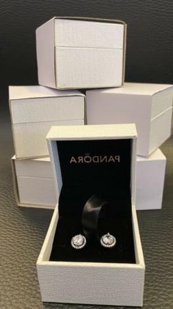 Pandora Originali Argento  925 A Lobo Pietra Rotonda Scintil