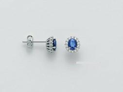 Miluna Oro 750% Zaffiro E Diamanti  Cod. Erd2393