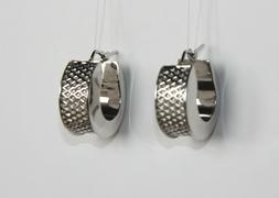 Oro Bianco 18 K 9,4 Gr. Earrings White Gold 18 Kt Ct