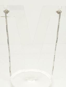 Oro Bianco 18 Kt 750 Pendenti Semirigidi Diamanti 0,20 Ct -1