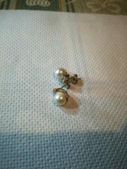 Oro Bianco 18 Kt E Perle Vere