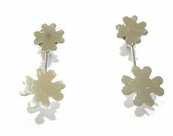 Oro Bianco 18kt 750  Doppio Quadrifoglio  Pendenti