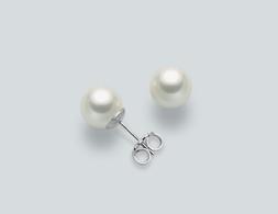 Oro Bianco E Perle Miluna Aderenti Ppn657bmx Mm 6,5-7