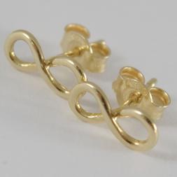 Oro Giallo, Rosa O Bianco 750 18k, Simbolo Infinito, Lunghez