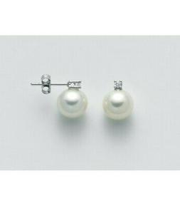 Miluna Oro Perla Per2301 Earrings Pearl Diamanti Perle 6,5 7
