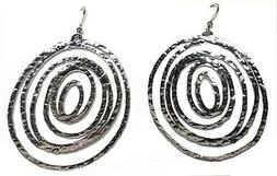 Ovale  A Cerchio Donna Ragazza Argento 925 Anallergici  Made