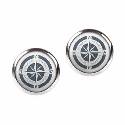 Paio Con Motivo Rosa Dei Venti Windrose Bussola Punti Cardin