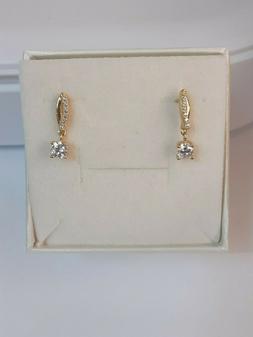 Pendente Donna Oro Giallo 18 Kt 750% Punto Luce Zirconi