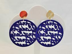 Pendenti A Cerchio Sbijoux In Metallo Con Glitter - Vari Col